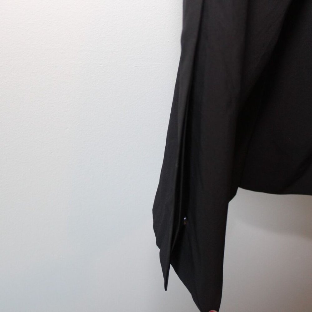 Athleta Tribeca Snap Ankle Crop Pants Black Athletic Women's Size 8 H13384 - Picture 9 of 12